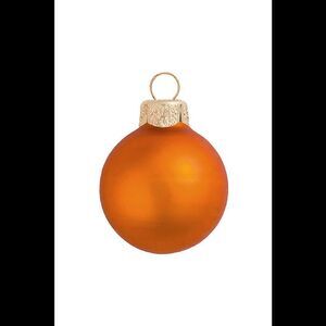 Whitehurst 40-Pc Set of 1.25" Glass Ornaments Matte Finish